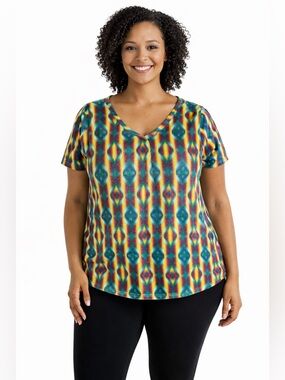 LuLaRoe Geometric Christy T T-Shirt